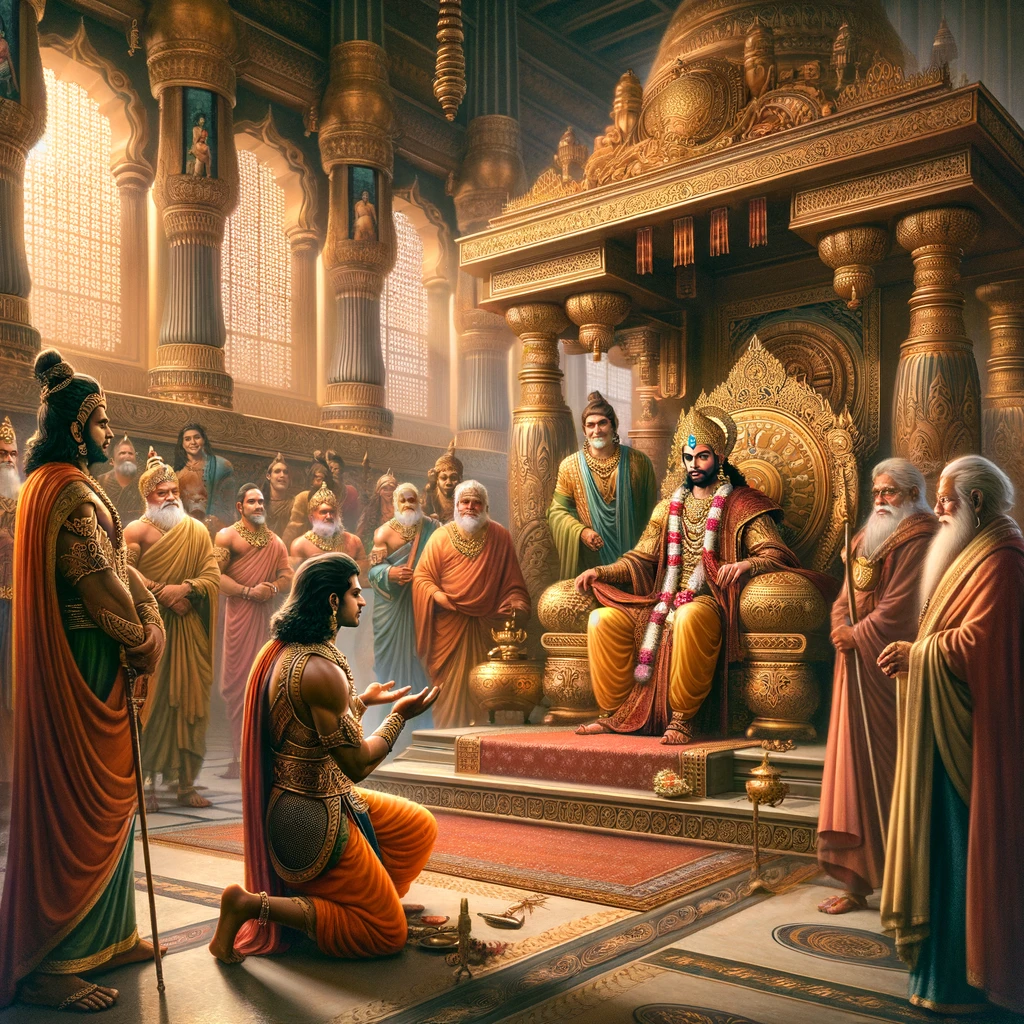 King Dasharatha Decides to Install Rama as Regent